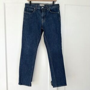 Everlane The Slim Jean Mens 33x30 Dark Wash Denim Classic Style‎